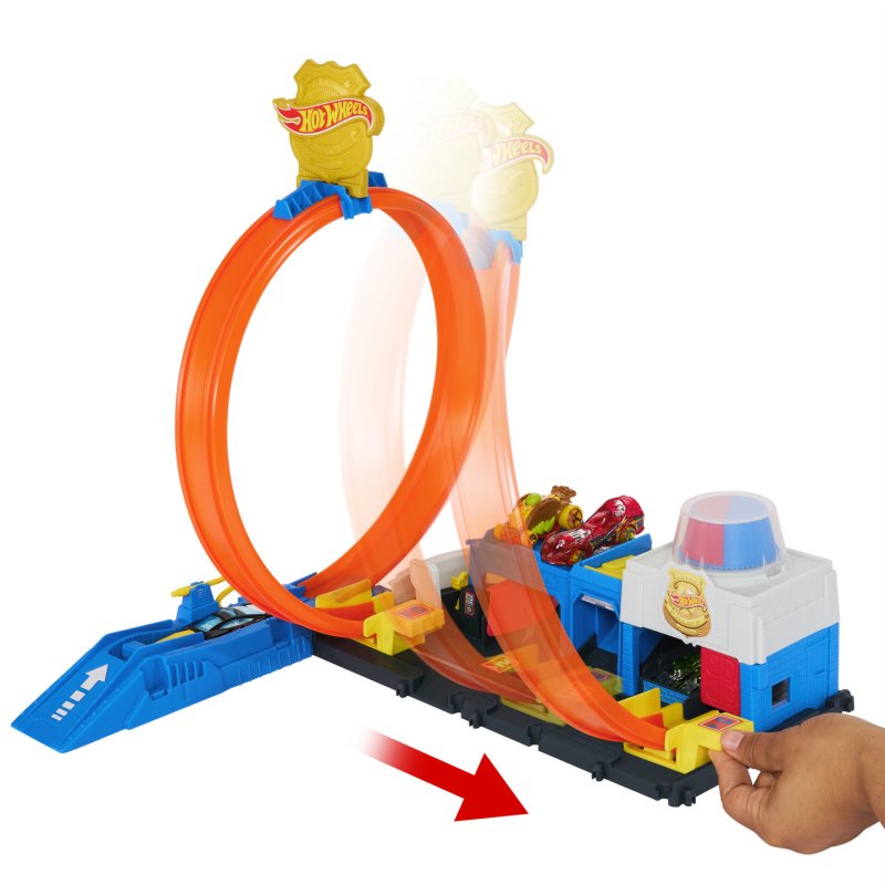 Hot Wheels City – Coffret Super Poste de Police