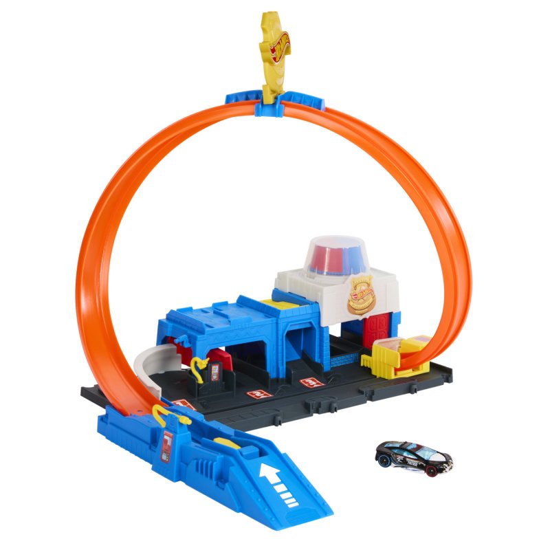 Hot Wheels City – Coffret Super Poste de Police