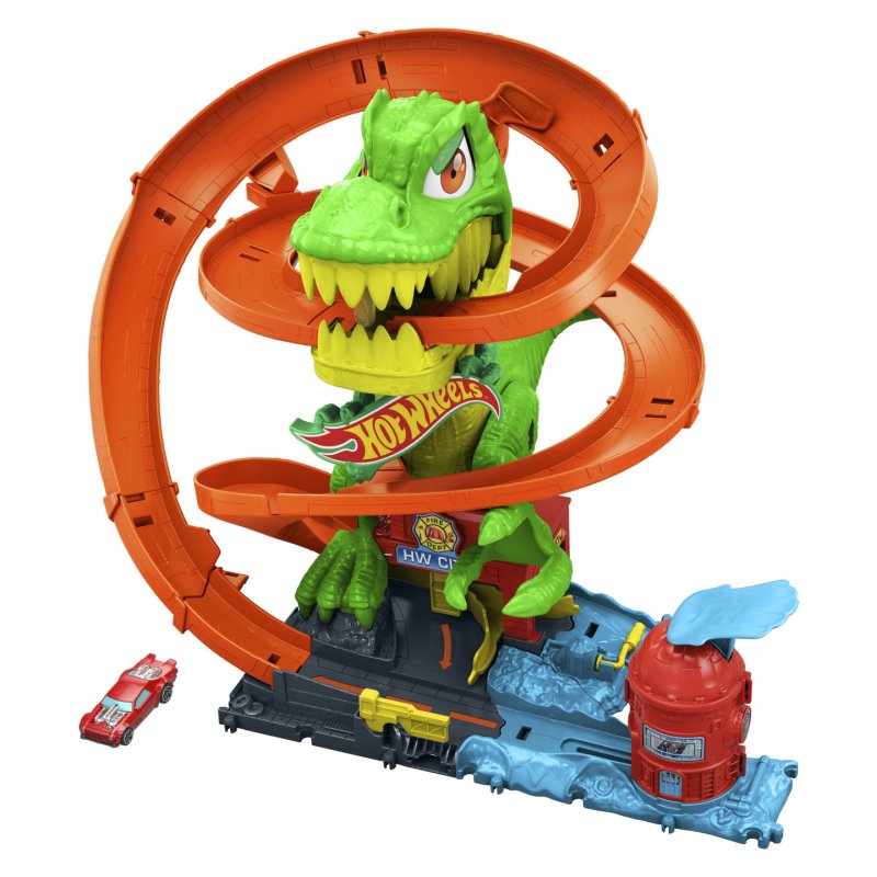 Hot Wheels City T-Rex-Schlacht