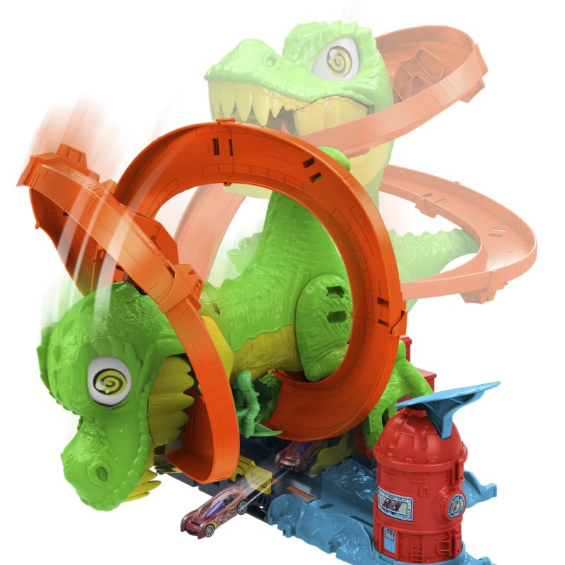 Hot Wheels City T-Rex-Schlacht