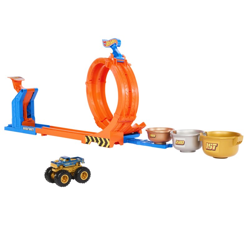 Hot Wheels Monster Trucks 2-in-1 Loop & Flip Challenge