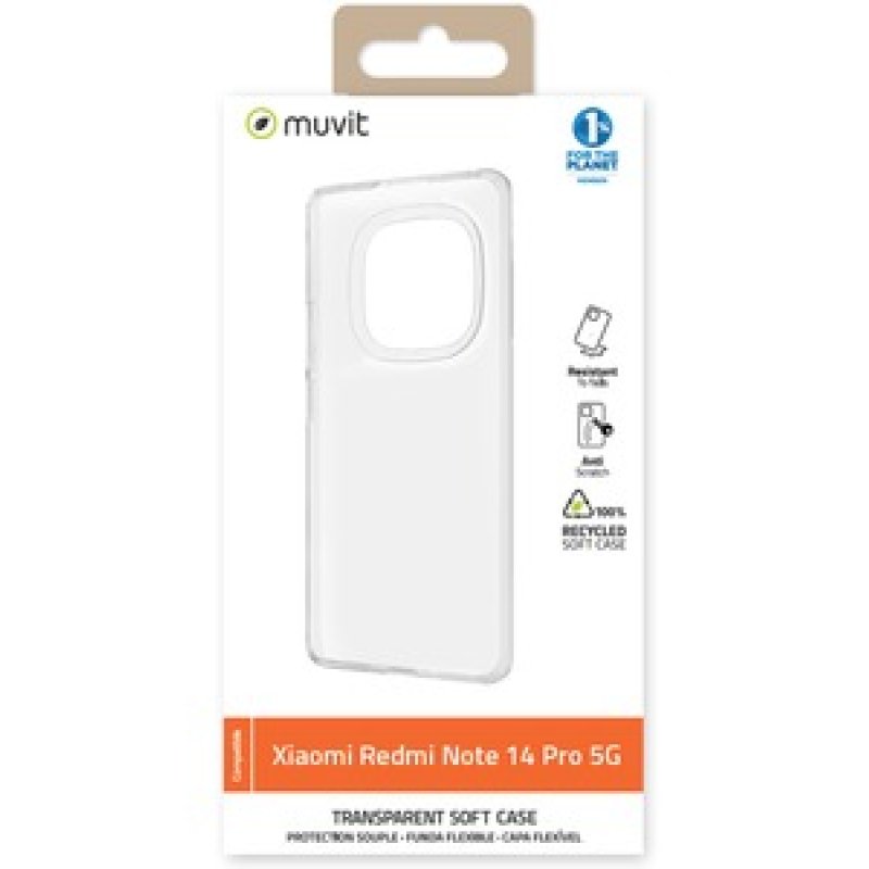 COQUE SOUPLE TRANSPARENTE XIAOMI REDMI NOTE 14 PRO 5G