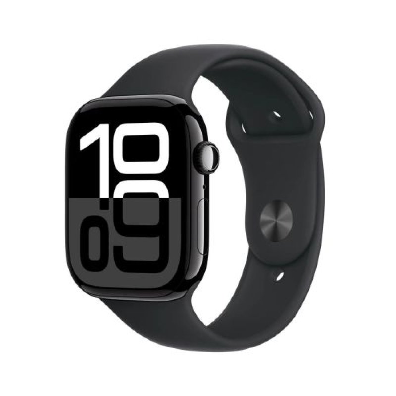 APPLE WATCH SERIES 10 GPS 42MM JET BLACK ALUMINIUM CASE BLACK S