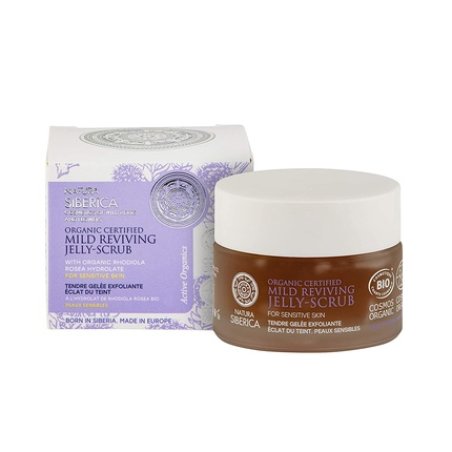 Natura Siberica Bio-Certified Gentle Revitalizing Jelly Scrub for Sensitive Skin 50ml