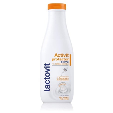 Lactovit Shower Gel Protector Activit with Microbiome Care Moisturizing Nourishing and Protecting Creamy Texture with