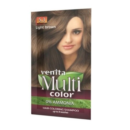 Venita MultiColor Coloring Shampoo 5.3 Light Brown 40g