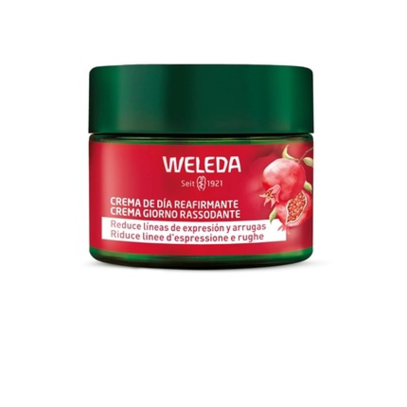 Weleda Pomegranate Firming Day Cream Reduces Lines and Wrinkles Brightens and Protects from Blue Light with Pomegranate