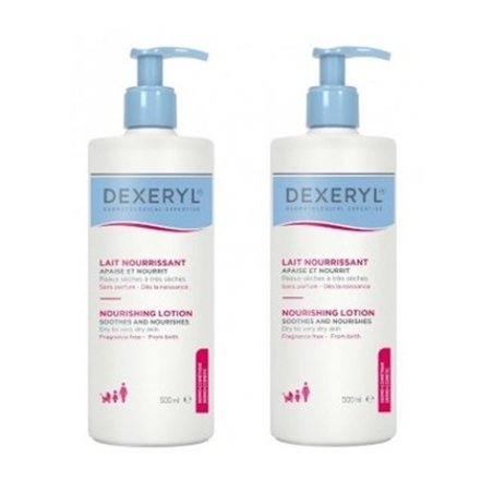 Ducray Dexeryl Duo Nourishing Lotion - 2x 500 Ml