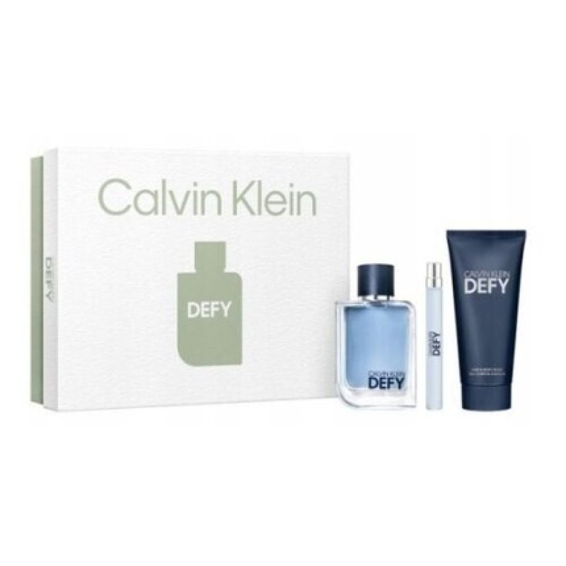 Calvin Klein Defy EDT 100ml Hair & Body Wash 100ml EDT 10ml