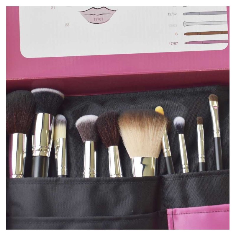 Beter Adjustable Belt with 12 Makeup Brushes 300g - Set of 12 Brushes