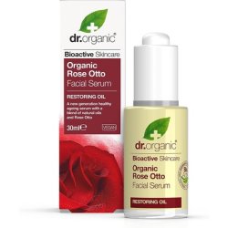 Dr Organic Rose Otto Facial Serum Natural Vegan Cruelty Free Paraben & SLS Free 30ml