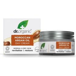 Dr Organic Moroccan Argan Oil Day Cream Natural Vegan Cruelty Free Paraben & SLS Free Rich Hydration 50ml