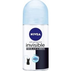 Nivea Deodorant Roller Invisible Black & White Pure 50ml
