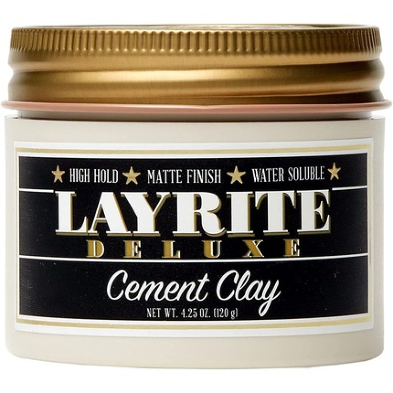 Layrite Cement Clay 120g High Hold Water Soluble Matte Finish