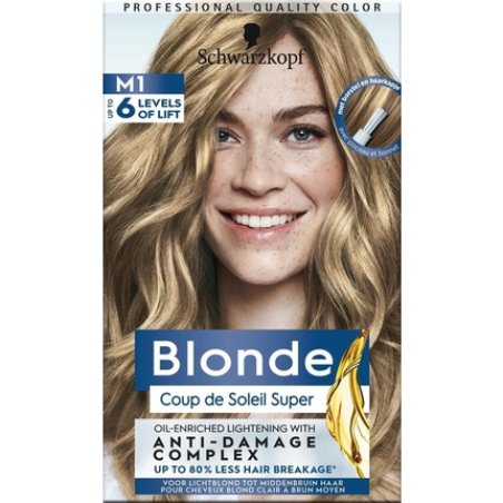 Schwarzkopf Blonde hair dye coupe de soleil highlighter M1