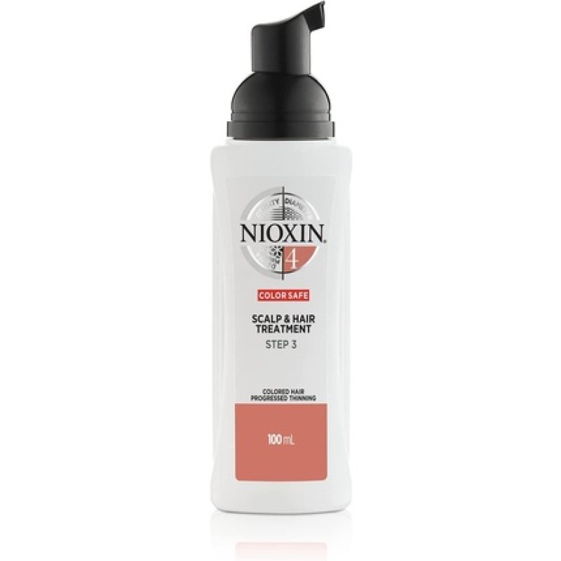 Nioxin 3-Part System 4 Colored Hair with Progressed Thinning Hair Treatment Scalp Therapy Hair Thickening Treatment