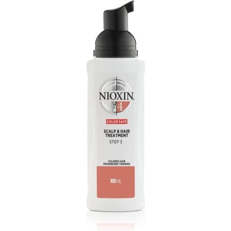Nioxin 3-Part System 4 Colored Hair with Progressed Thinning Hair Treatment Scalp Therapy Hair Thickening Treatment