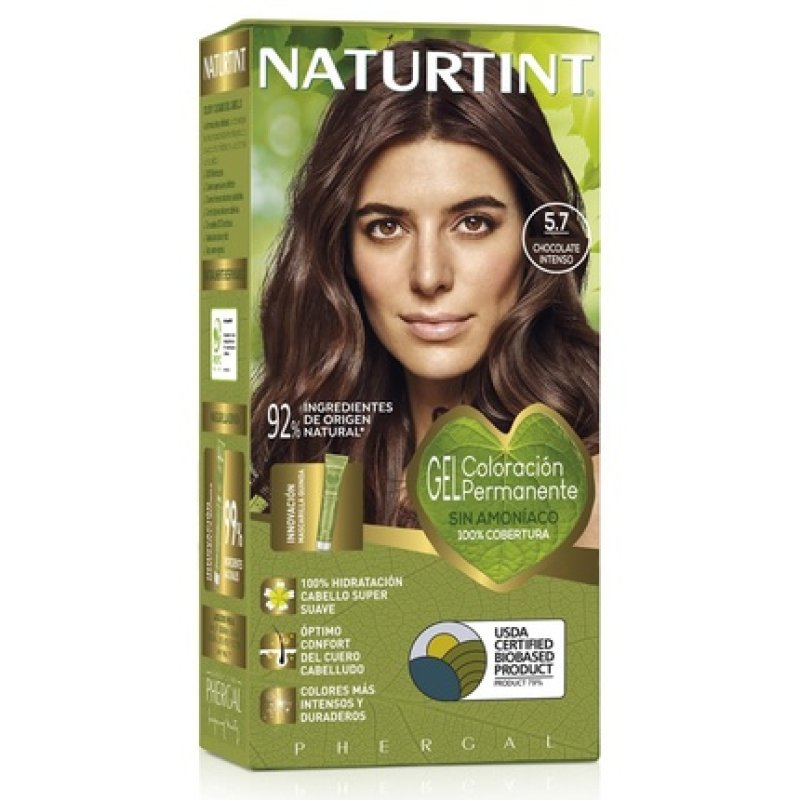 Naturtint Biobased Hair Color Without Ammonia 5.7 Light Chocolate Chestnut 170ml