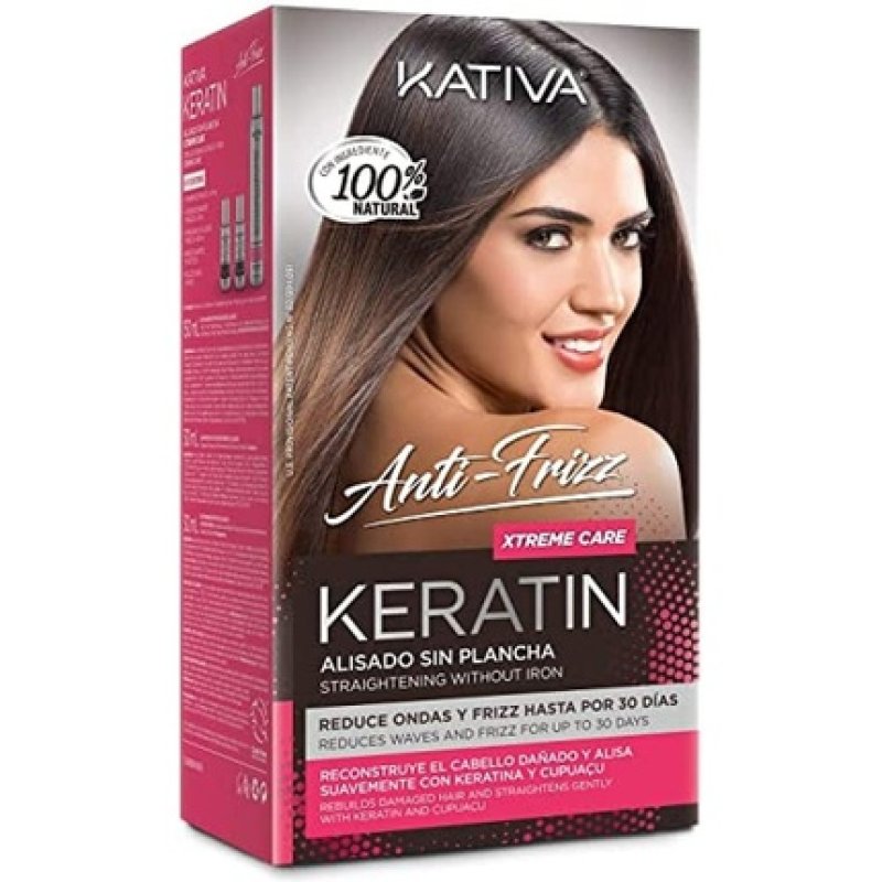 Kativa Keratin Anti-Frizz Straightening Without Iron Xtrem Care 30 Days Fair 285ml