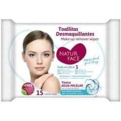 NATUR FACE Makeup Remover Wipes 15 Wipes