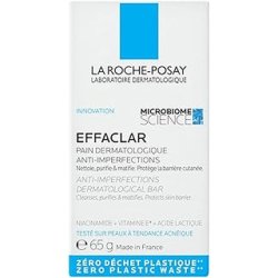 La Roche-Posay Effaclar Solid Cleanser Anti-Imperfections And Purifying For Acne-Prone Skin 65 G