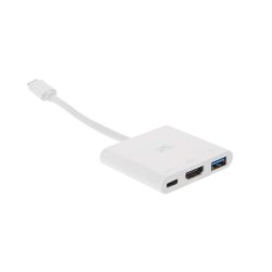 Adaptateur USB-C T'nB vers HDMI , 1x USB-A ,1x USB-C (Gris)