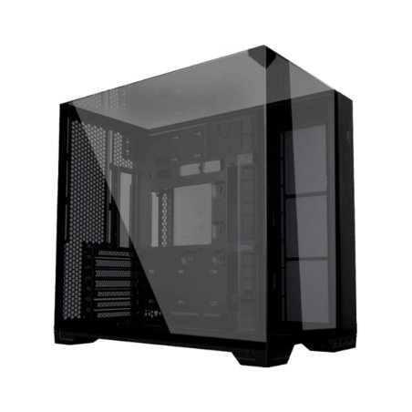Lian Li O11 Vision Compact PC-Gehäuse, Midi-Tower, E-ATX, Tempered Glass - schwarz