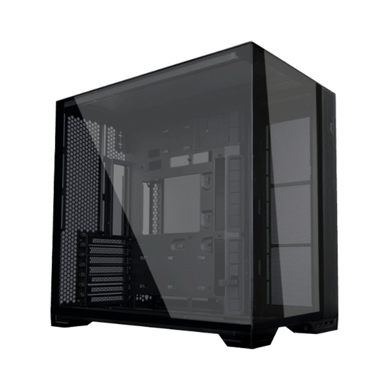 Lian Li O11 Vision Compact PC-Gehäuse, Midi-Tower, E-ATX, Tempered Glass - schwarz