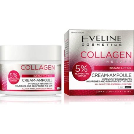 Eveline Collagen Intensively Rejuvenating Cream-Ampoule 5% Day Night 50ml