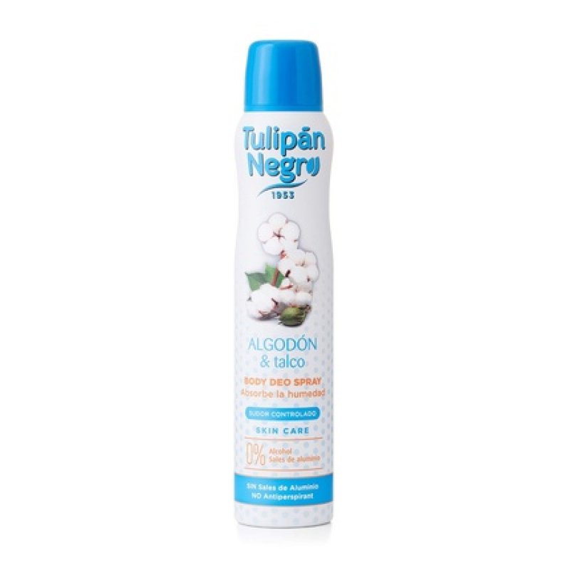 Black Tulip Cotton and Talc Deodorant Spray 200ml