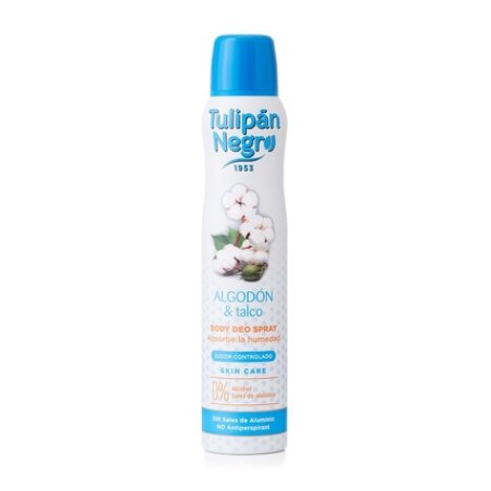 Black Tulip Cotton and Talc Deodorant Spray 200ml