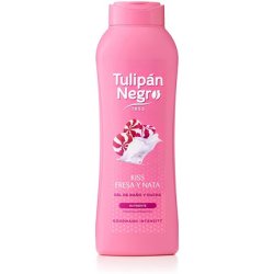 Black Tulip Shower Gel Strawberry And Cream, Pink, Sweet, 720 Milliliters