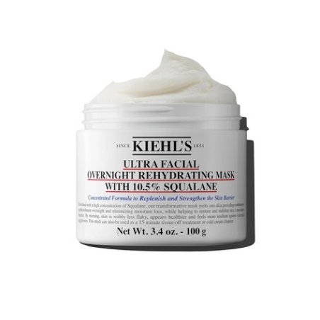 Kiehl's Ultra Facial Overnight Hydrating Face Mask with 10.5% Squalane 3.4 Fl Oz / 100 ml
