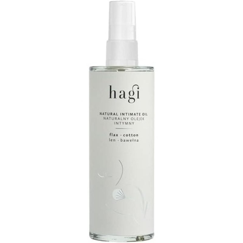 Hagi Natural Intimate Oil After Shaving and Waxing Moisturizes the Skin with Flax Seed Oil Cotton Oil and Macadamia Oil
