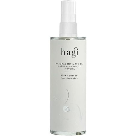 Hagi Natural Intimate Oil After Shaving and Waxing Moisturizes the Skin with Flax Seed Oil Cotton Oil and Macadamia Oil