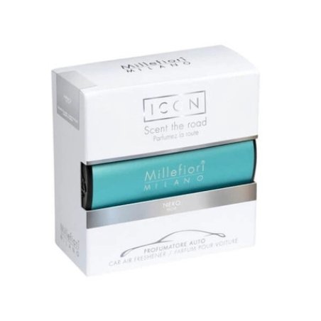Millefiori Milano Icon Light Blue Nero Car Fragrance - 47 G