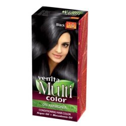 VENITA MultiColor Hair Care Hair Dye 1.0 Black 100ml