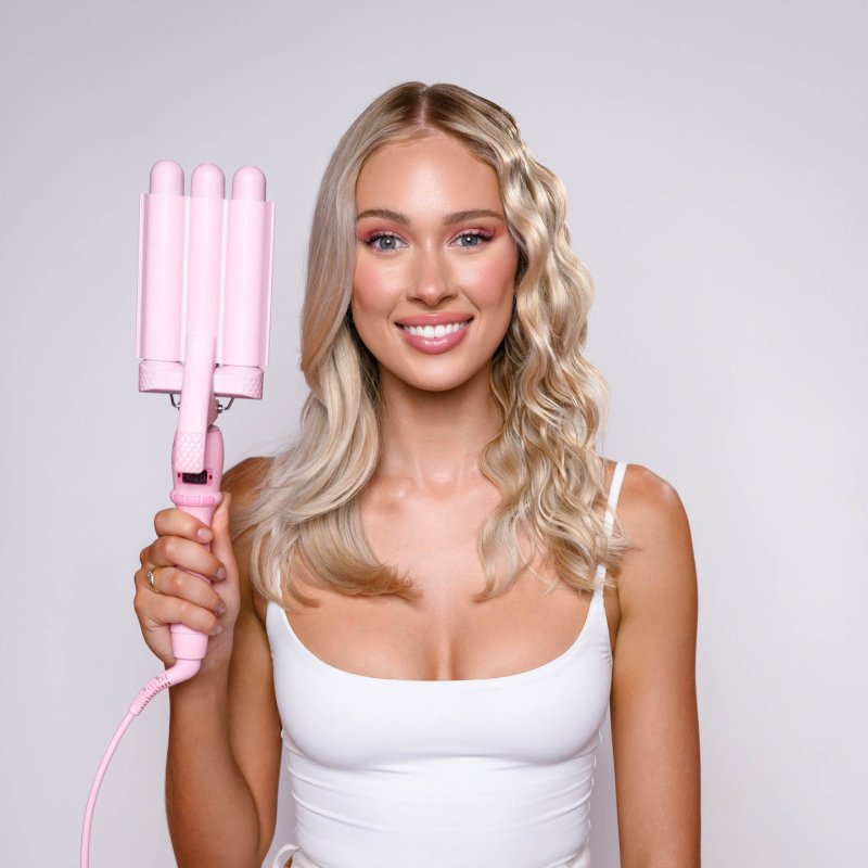 Mermade Mini Waver Curling Iron Pink 25mm