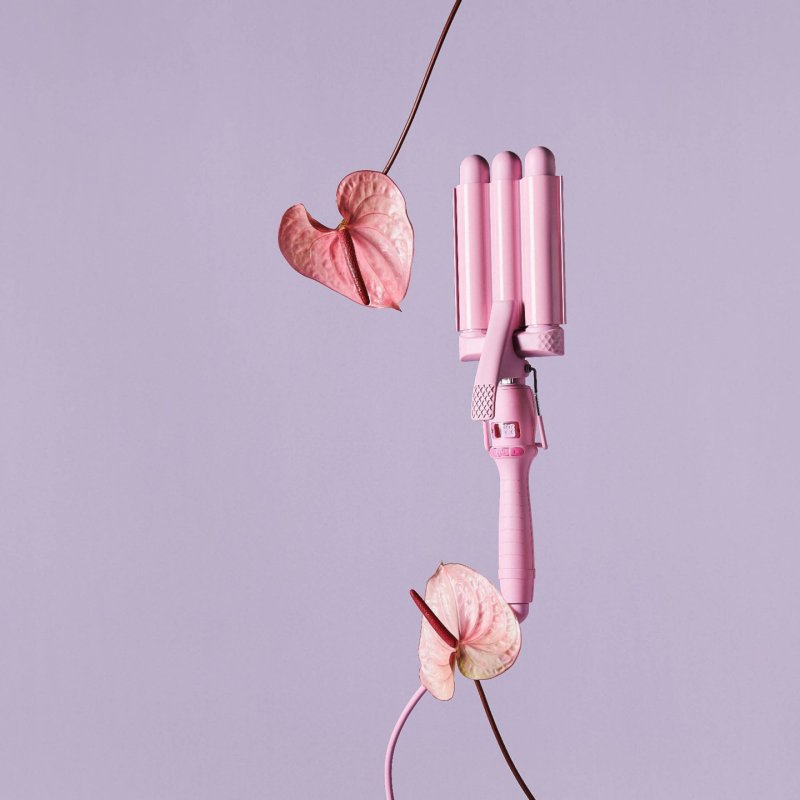 Mermade Hair Mini Waver Curling iron Warm Pink 2.5 m