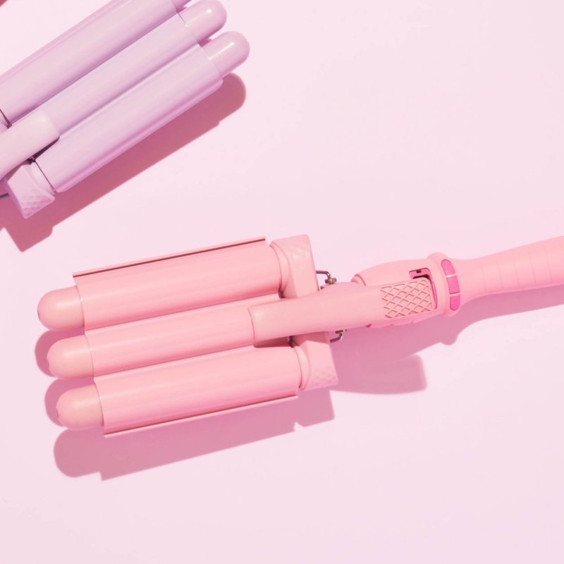 Mermade Hair Mini Waver Curling iron Warm Pink 2.5 m