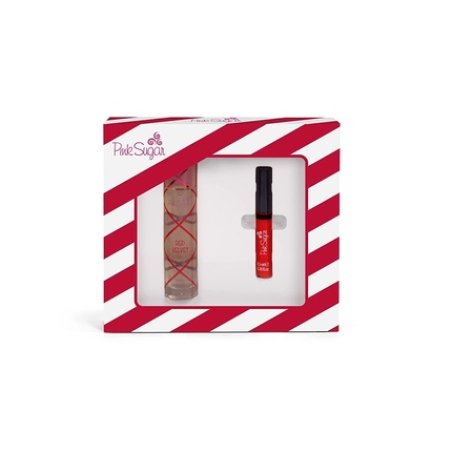 Pink Sugar Red Velvet Eau de Toilette Perfume for Women - 2 Piece Set