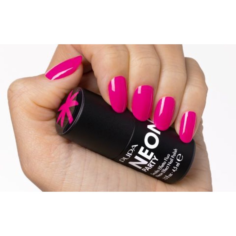 Pupa Neon Party Fluorescent Effect Nail Polish 700 Saint Tropez Violet