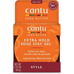 Cantu Extra Hold Edge Stay Gel Moroccan Scent 64g