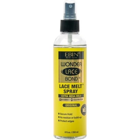 EBIN Wonder Lace Bond Lace Melt Spray 250ml Original Extra Mega Hold Unscented 41.67ml