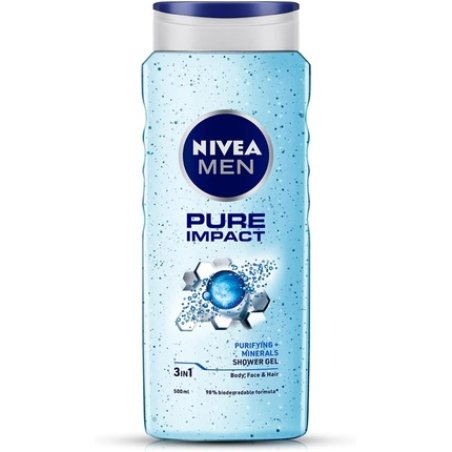 Nivea Pure Impact Shower Gel 500ml