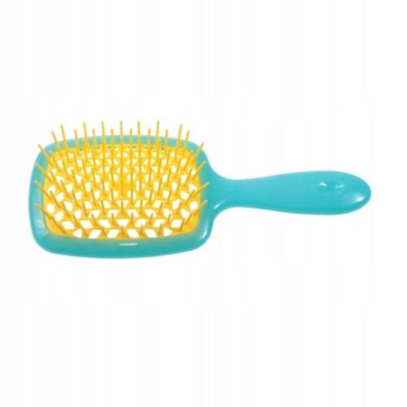 8006060511250 Superbrush Hair Detangling Brush Turquoise-Blue