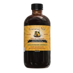 Sunny Isle Jamaican Black Castor Oil 8 fl. oz. 100% Natural Treatment for Hair Scalp and Skin