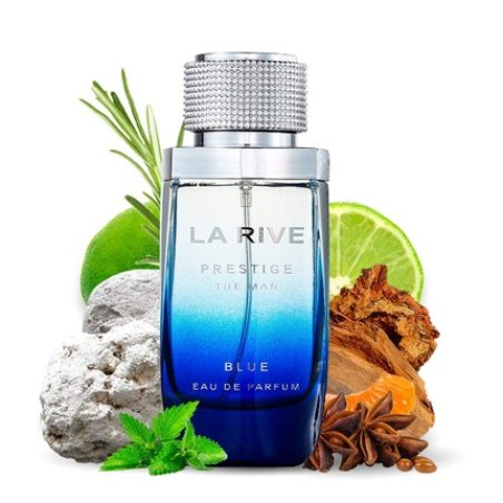 La Rive Prestige Blue EDP Perfume Spray for Men 75ml/2.5oz