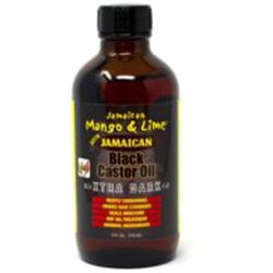 Jamaican Mango & Lime Black Castor Oil Extra Dark 118ml - 100% Pure Organic Oil for Stronger, Moisturized Hair