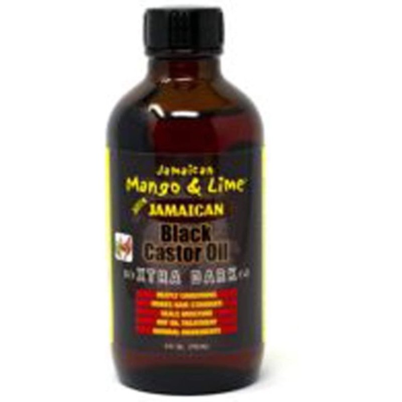 Jamaican Mango & Lime Black Castor Oil Extra Dark 118ml - 100% Pure Organic Oil for Stronger, Moisturized Hair